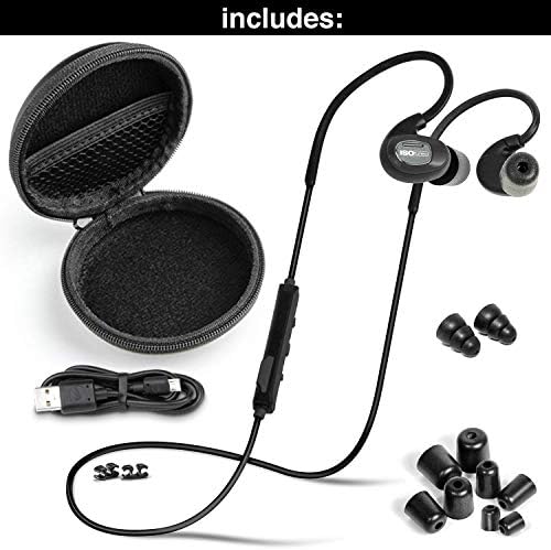 ISOtunes PRO PRO 2.0 Csomag: OSHA Kompatibilis Bluetooth hallásvédő a zajszűrő Mikrofon