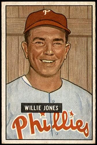 1951 Bowman 112 Willie Jones Philadelphia Phillies (Baseball Kártya) EX Phillies