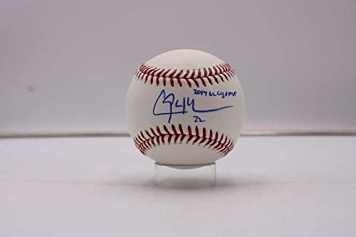 Clayton Kershaw Aláírt Oml Baseball Autogramot 2014 Nl Cy Mvp Psa/dns D2197 - Dedikált Baseball