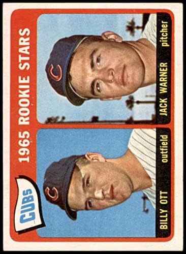 1965 Topps 354 Cubs Újoncok Billy Ott/Jack Warner Chicago Cubs (Baseball Kártya) EX/MT Cubs
