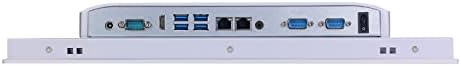 HUNSN 17 Hüvelykes TFT LED IP65 Ipari Panel PC-n, 10 pontos Várható Kapacitív érintőkijelző, Intel J6412, PW27, HDMI, 2 x LAN, 3 x COM, Barebone,