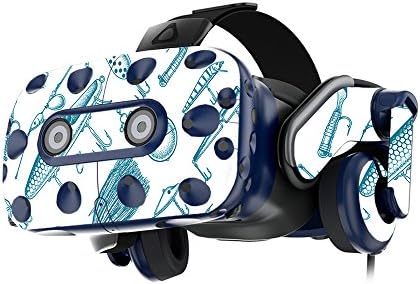 MightySkins Bőr Kompatibilis a HTC Vive Pro VR Headset - Teal Csalik | Védő, Tartós, Egyedi Vinyl Matrica wrap Borító | Könnyű Alkalmazni,