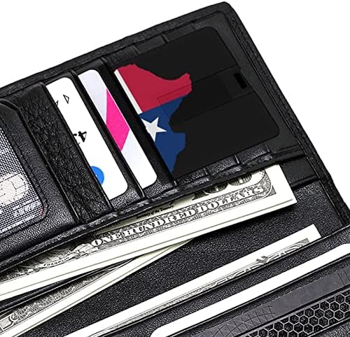 Texas Zászló Térkép Hitel, Bank Kártya, az USB Flash Meghajtók Hordozható Memory Stick Kulcsot Tároló Meghajtó 32G