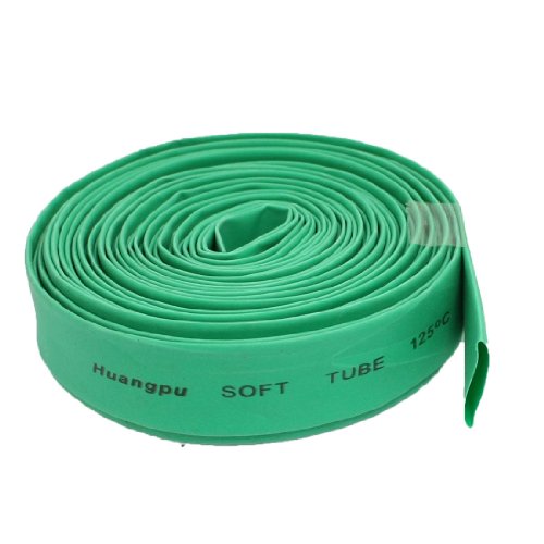 uxcell Zöld 10mm Átmérőjű Hő Zsugorodó Cső Zsugorodó Cső Wire Wrap 5M