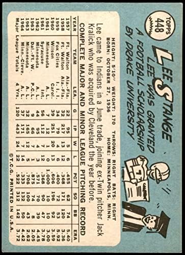 1965 Topps 448 Lee Furcsa Cleveland indians (Baseball Kártya) NM+ Indiánok