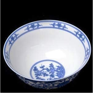 Y-LKUN Antik Porcelán Pasztell Kék-Fehér Porcelán Kék-Fehér Virág Tál, Dekoráció Ajándék Gyűjtemény