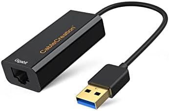 USB-C Hub Többportos Adapter, CableCreation 6-in-1 USB-C Hub Csomag USB-Ethernet Adapter, CableCreation USB 3.0 10/100/1000 Gigabit