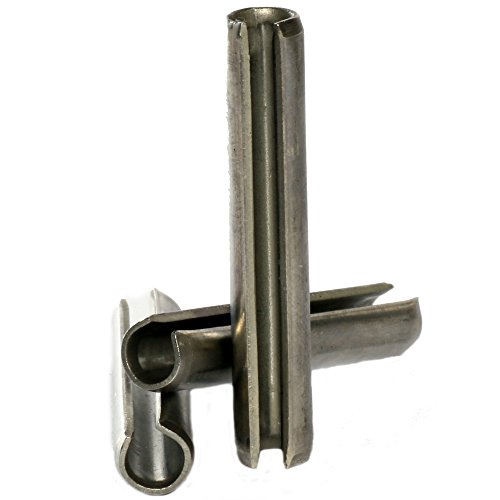 A2 Rozsdamentes Acél Lapos Tavaszi Feszültség Csapok Roll Pin DIN1481 M5 x 55-5 Csomag