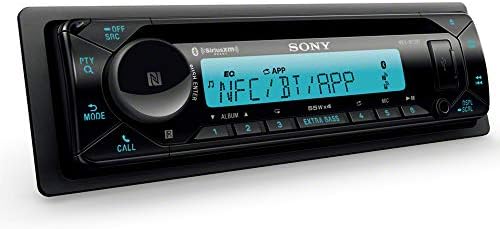 Sony MEX-M72BT Tengeri Bluetooth/CD Receiver & Egy Pár XS-MP1611B Fekete 6.5 Tengeri Kettős Kúp Hangszórók