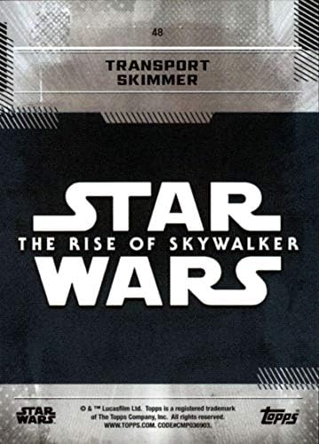 2019 Topps Star Wars A Rise of Skywalker Sorozat Egy 48 Közlekedési Skimmer Trading Card