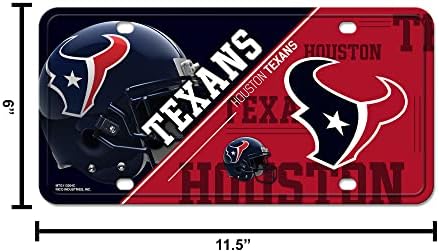 RICO IPARÁGAK NFL Houston Texans Unisex Houston Texans Rendszám Metalhouston Texans Rendszám Metal Csapat, Szín, Egy Méret