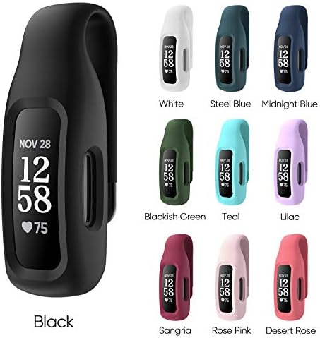 EEweca 3-Pack Klip Esetben Kiegészítő Fitbit Inspirálja 3/Inspire-2, Fekete+Fekete+Fekete (nem Ösztönöz, Inspirál hr, ace 2)