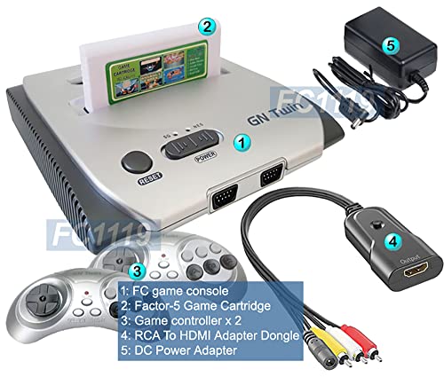 2-In-1 FC Retro Játékok Rendszer 1080p HDMI Kimenet NES Sega Genesis Klasszikus Játékok