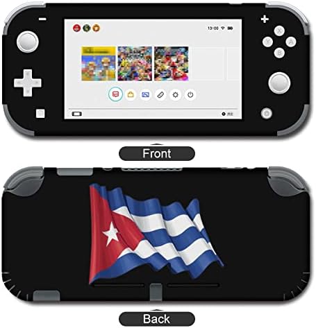 Kubai Zászló Bőr Borító Matrica Teljes Készlet Játék Protector Wrap Előlap Matricák Kompatibilis Kapcsolót