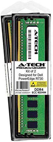 Egy-Tech 32 GB Kit (2 x 16GB) a Dell PowerEdge R730 - DDR4 PC4-17000 2133Mhz ECC Regisztrált RDIMM 2Rx4 - Szerver Memória Ram Egyenértékű