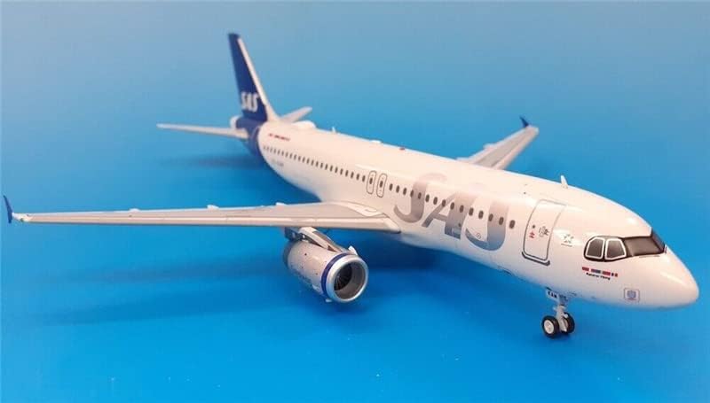 JFOX az Airbus A320-232 Skandináv Légitársaság OY-KAM állvánnyal Limited Edition 1/200 FRÖCCSÖNTÖTT Repülőgép Előre elkészített Modell