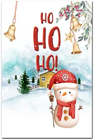 Karácsonyi Party Kellékek Ho Ho Hóember Bell Fa Alá Téli Fenyő Havas Jelenetről Fa Alá Antik Ünnepi Dekorációk, Újszerű Ötletek