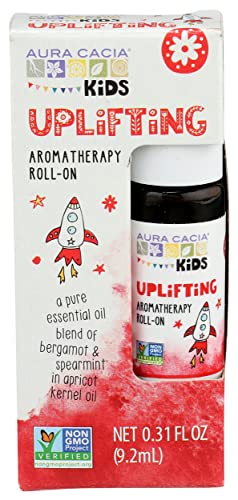 AURA CACIA Gyerekek Felemelő Aromaterápiás Roll-On, 0.31 FZ