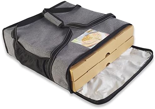 YINFEI Szigetelt Pizza & Étel szállító Táskák Pizzás Táska,Pizza Szállító Melegebb Bag Szállítás,20 X 20 X 8(Frissítés)
