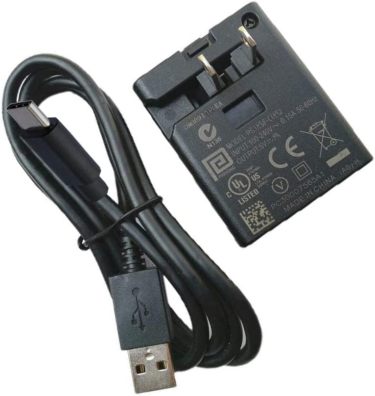 UpBright 5V AC/DC Adapter Fali Töltő + C Típusú USB Töltő Kábel USBC hálózati Kábel Kompatibilis ANYCUBIC Mini Légtisztító AirPure