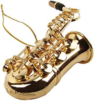 Kincs Guruk Miniatűr Szaxofon Reális Hangszer Dísz