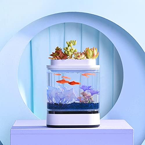 n/a Mini Lusta akvárium PRO Különböző LED Fény Alacsony Zajszint Partitionable Kettős Szűrő USB Töltés Otthoni Iroda Akvárium