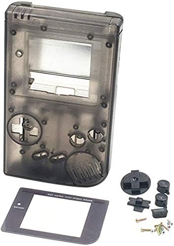 Csere Új Teljes Ház Esetben Műanyag Héj Takarja a Screwdriverb GB Esetben a Game Boy Klasszikus Játék Átlátszó Fekete