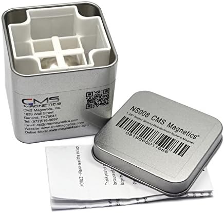 CMS Magnetics® 1.26 Gömb Neodímium Mágnes Egy Darab - Tároló Doboz Tartalmaz Hozzáadott Biztonság