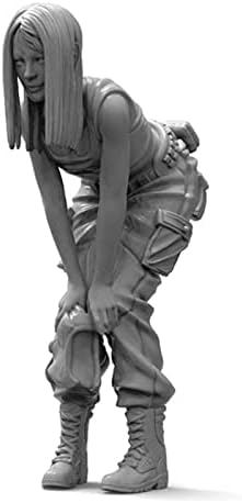 ETRIYE 1/24 Gyanta Karakter Modell Fantasy Női Ügynök Die Cast Modell Mini Kit (Darabokban, majd Festetlen)/Yq927