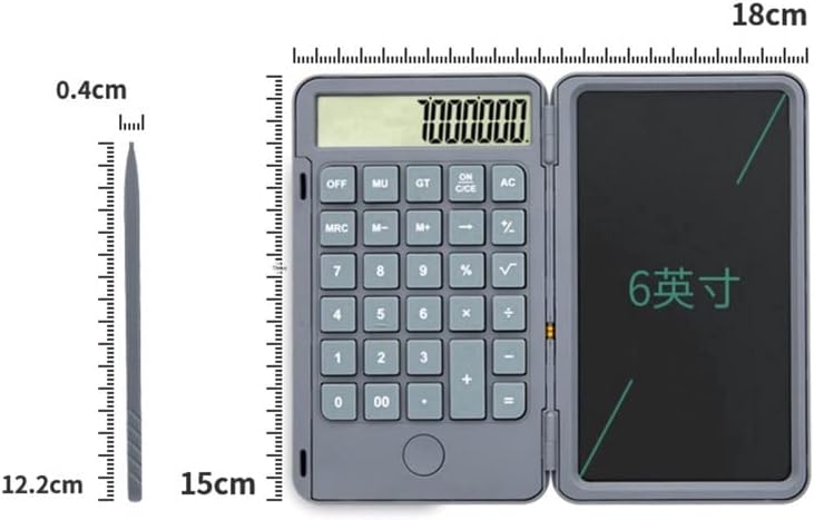 SDFGH 6.5 Inch Hordozható Számítógép Kézi Számla Office Plus LCD Kézírás-Testület Újratölthető Kis Ellátmányt (Szín : D, Méret
