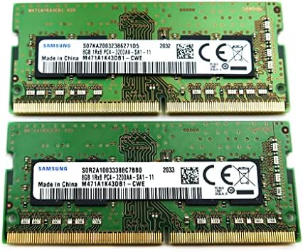 Samsung M471A1K43DB1 16GB (2x8GB) 1Rx8 DDR4 so-DIMM PC4-25600 3200MHz 260-Pin CL22 1.2 V Laptop Memória Modul Készlet M471A1K43DB1-VTE