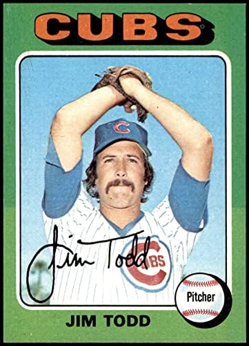 1975 Topps 519 Jim Todd Chicago Cubs (Baseball Kártya) NM/MT Cubs