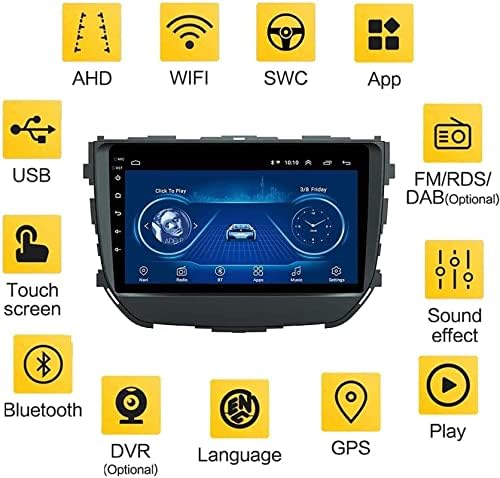 Navigációs Hangszóró Audio Bluetooth autórádió Lejátszó 9 Inch - Alkalmazható Su.zu.ki Brezza -2018, Android 10 Autó Multimédia