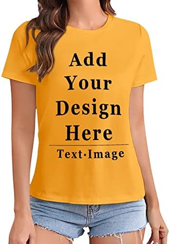 Kétoldalas Egyedi Pólók Női Add hozzá A Fotó, Szöveges Logó Személyre szabott Divat Színes Klasszikus Roham Pamut Póló Pólók
