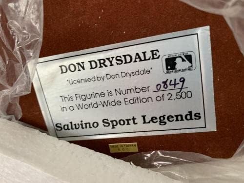 Ne Drysdale Salvino Figura, Szobor, Baseball AUTO ALÁÍRT Autogramot PSA/DNS-COA - Dedikált MLB Figurák
