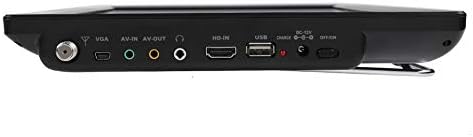 14Inch Portabel ATSC Digitális Tv 1080P HD HDMI Videó Lejátszó Támogatja az USB Port,SD/MMC Kártya,U Lemez,MKV, MOV, AVI, WMV, MP4,