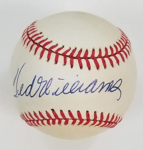 Ted Williams Dedikált Boston Red Sox-Amerikai profi Baseball-Liga Beckett Hitelesített BASA50374 - Dedikált Baseball