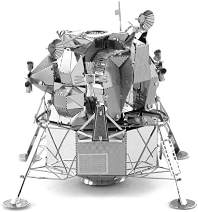 Fascinations Fém Föld Tér Fém Modell Készletek Beállítása a 4 - Hubble Teleszkóp - Apollo Lunar Rover - Apollo Hold-Module