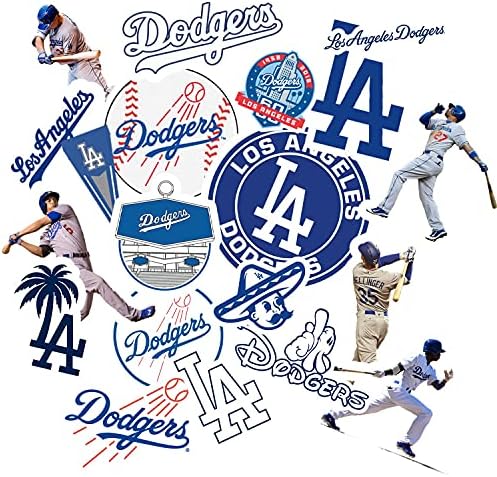 Dodgers - Los Angeles Vinil Dodgers Esztétikai Vízálló Matrica Csomag 20 DB