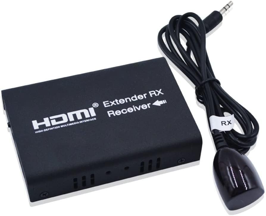 HDMI Extender Át 393ft/120m HDMI Extender eszköz Ethernet Adapter Támogatja a Full HD 1080P@60Hz 3D EDID Példányt Mély Szín Egyúttal