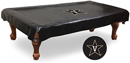 Vanderbilt Commodores Fekete Vinil Biliárd Pool Asztal Fedelet (110x60x12)