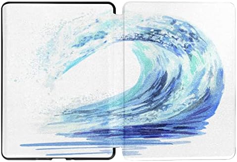 Ebook Paperwhite Ebook Esetben 11 Generációs 2021 Kompatibilis 6.8 Kindle Paperwhite 11 Generációs Kék Tenger Sző festészete