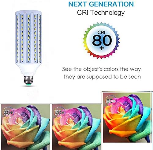 Lxcom 40W Világítás Kukorica LED Izzók (2 Csomag)-5730 SMD 120LEDs LED Izzó 300W Egyenértékű Ultra Fényes Nappal Fehér 6000K E26/E27