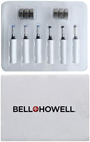 A Bell+ - Howell Csere Készlet Taktikai Toll Eredeti, Deluxe – magában Foglalja a 6 LR44 Elem, 3 Fekete Tintapatron, 3 Kék Tintapatron