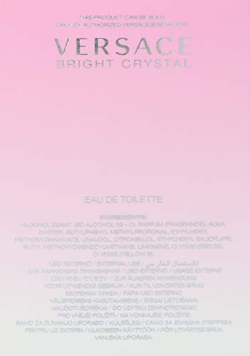 Versace Bright Crystal Által Gianni Versace A Nők, Eau De Toilette Spray, 1 Uncia Üveg