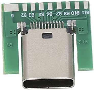 eboxer-1 DIY USB 3.1 C Típusú USB-C Csatlakozó 18 Pin Férfi Nő Csatlakozó Aljzat Aljzat Adapter C Típusú Felületre Szerelhető SMT
