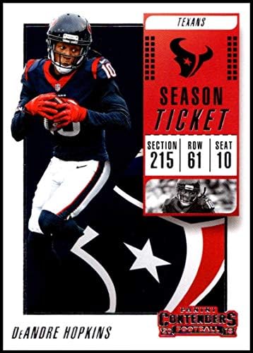 2018 Panini Versenyző Jegyeket 62 DeAndre Hopkins Houston Texans NFL Labdarúgó-Trading Card