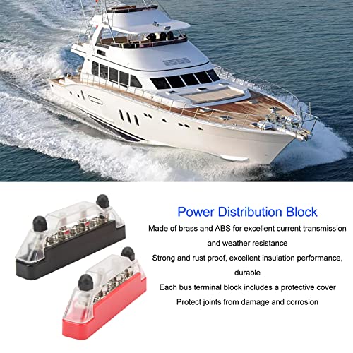 Akkumulátor Terminál Elosztó Blokk, 7-Es Út 48V 150A Nagy Pontosságú Elosztó Blokk Hajó