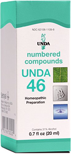 UNDA 46 Számozott Vegyületek | Homeopátiás Készítmény | 0.7 fl. oz.