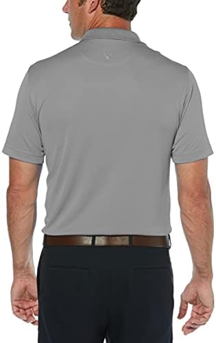 Callaway Férfi Rövid Ujjú Core Teljesítmény Golf Polo Shirt a Sun Protection (Méret, Kis-4x Nagy & Magas)